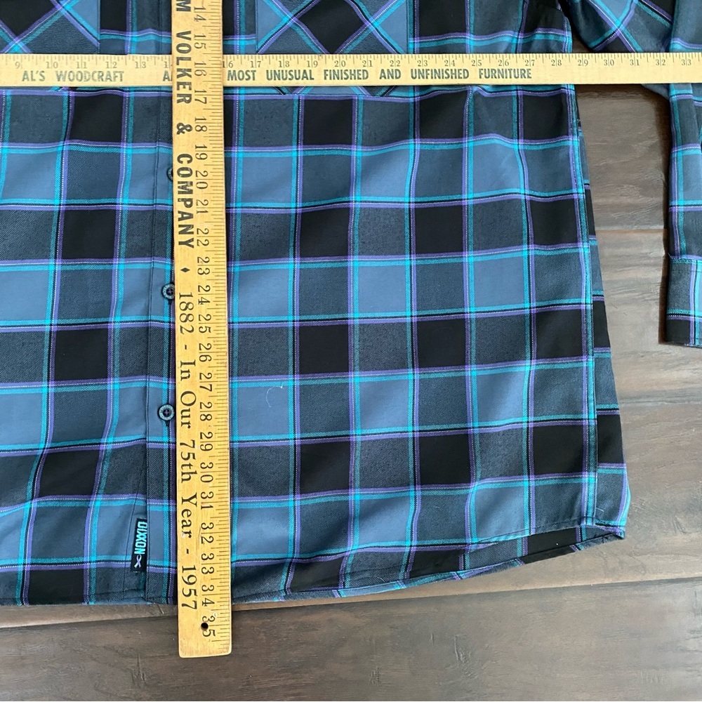 Dixxon Check Pattern Long Sleeve Button Down Shir… - image 4